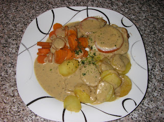 Maya goes Thermomix: Putenmedaillons mit Mozzarella und Basilikumsauce