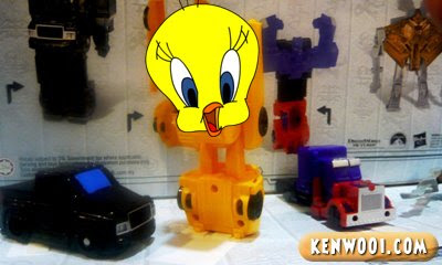 transformers bumble bee toy tweety bird