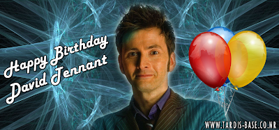 Tardis Base - Here for YOU & WHO: Happy Birthday David Tennant