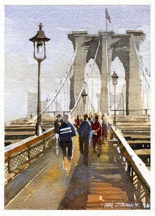 Iain Stewart Watercolors No Sunday Painter Written For The Montgomery Arts Guild Winter Newsletter