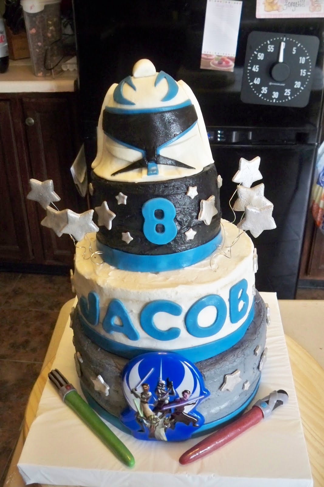 Julie Daly Cakes: Star Wars Clone Wars birthday cake