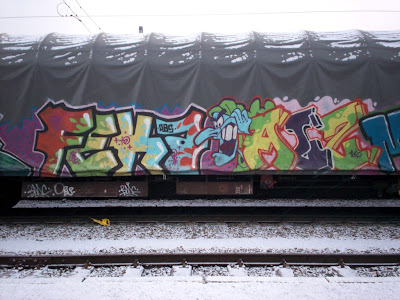 Berlin freight graffiti