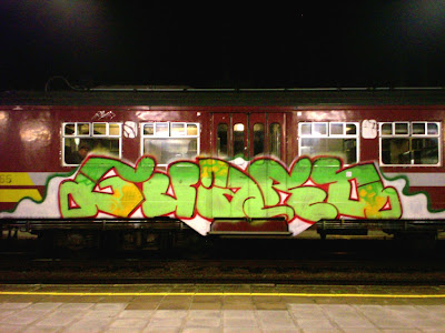 gunard train graffiti
