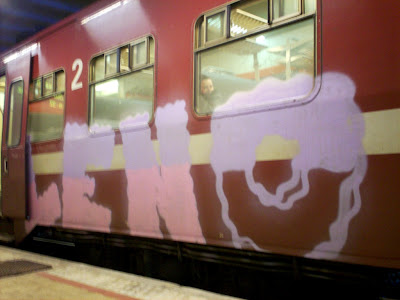 series of graffiti