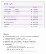 Rate Iklan Majalah TREN