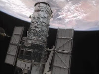 Largage et remise en orbite d'Hubble le 20 mai 2009. Document NASA.