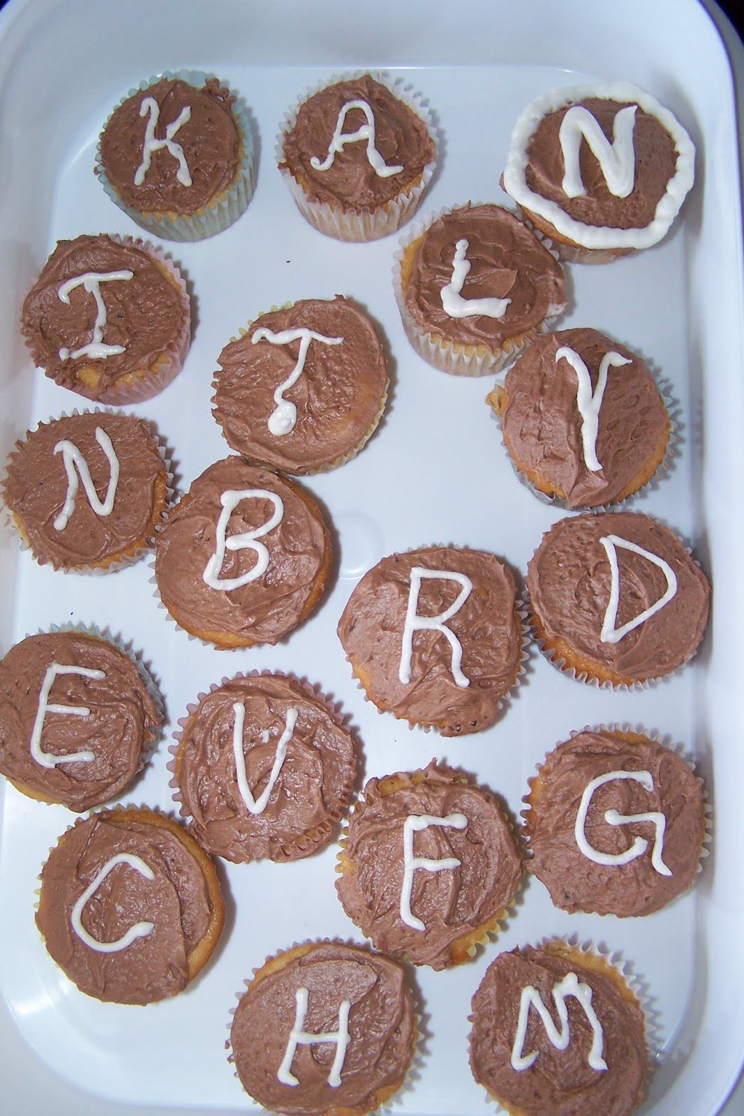 Children's Learning Activities Cupcake Letters