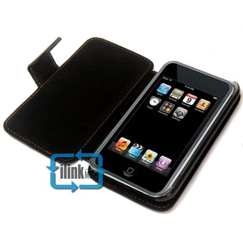 ipod touch leather case. open from side