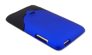 ipod touch hard case side view 3 colours : red green blue (similar to iphone design)
