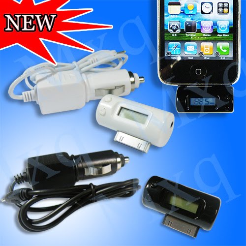 ipod fm transmitter , also have car charger