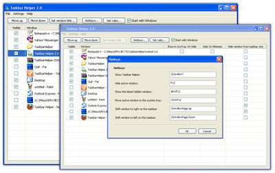 TaskBar Helper 2.1 - software gratis, serial number, crack, key, terlengkap