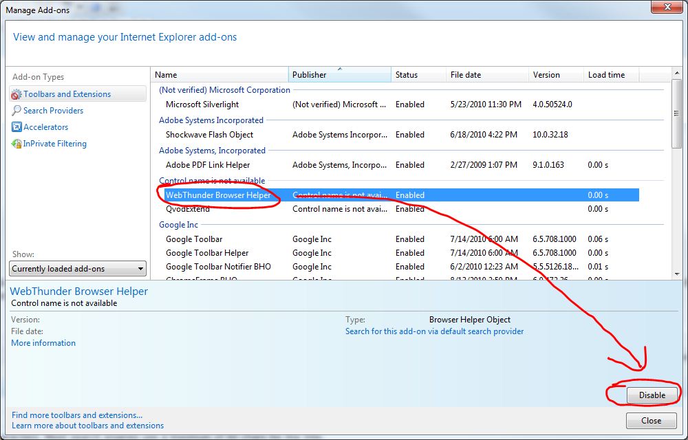 internet explorer unable to open the search page