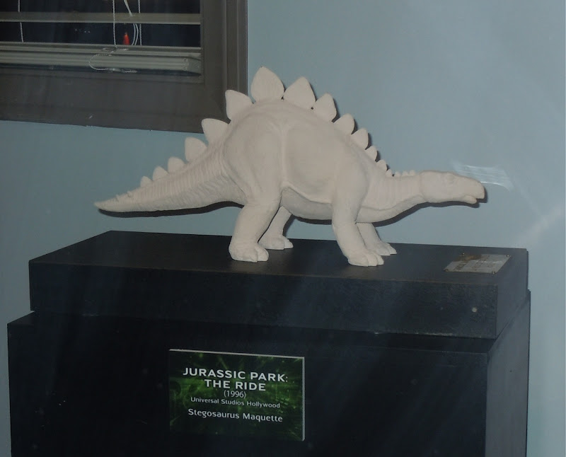 Jurassic Park ride Stegosaurus maquette