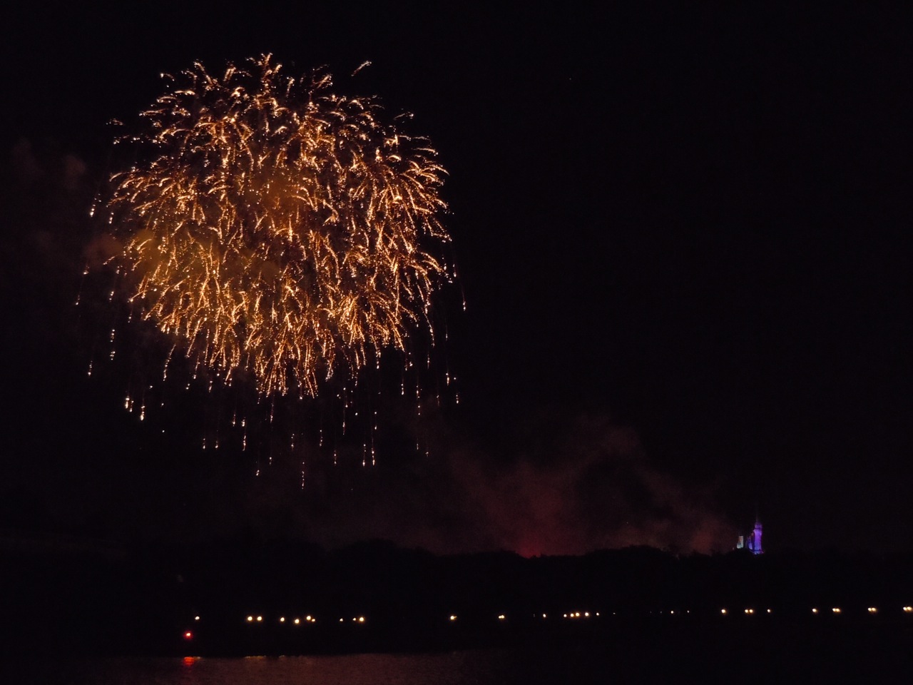 Magic Kingdom sparkle fireworks