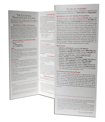 A Catholic Life: Server's Mass Response Card: A Guide for the Proper ...