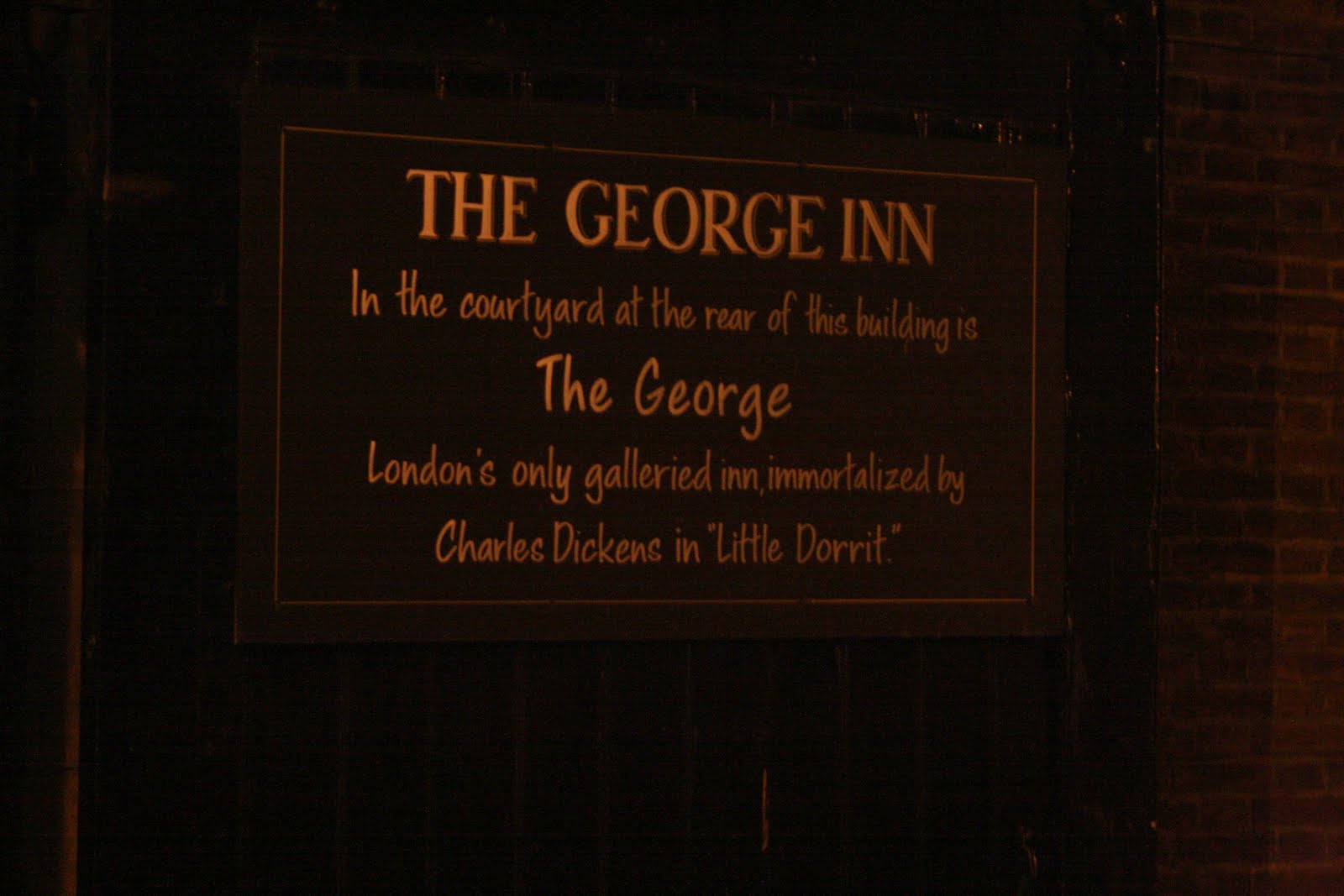 Malty Hops: The George, a pub and inn known to Dickens, in the ...