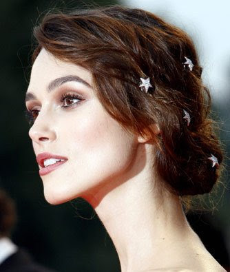 Kelly Brook with massy updo Hairstyle