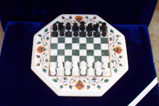 Marble Chess Board And Backgammon