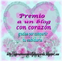 Premio a un blog con corazón