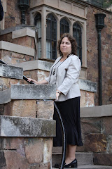 climbing the castle stairs