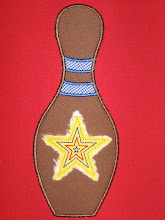 Bowling Pin ~ Embroidery Boutique