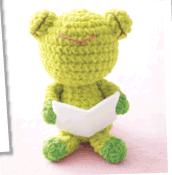 Free amigurumi frog pattern