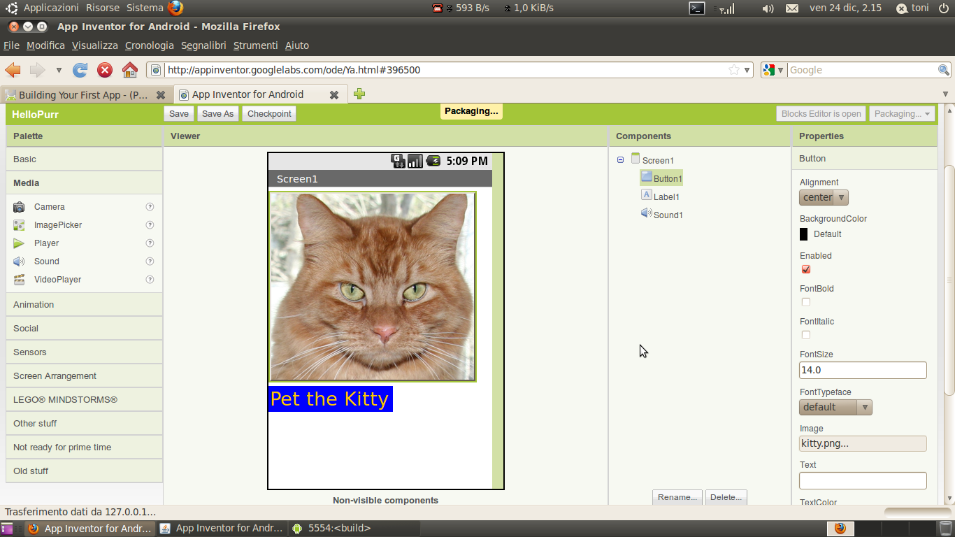 LINUX PER TUTTI (2): Google App Inventor per Android in Ubuntu