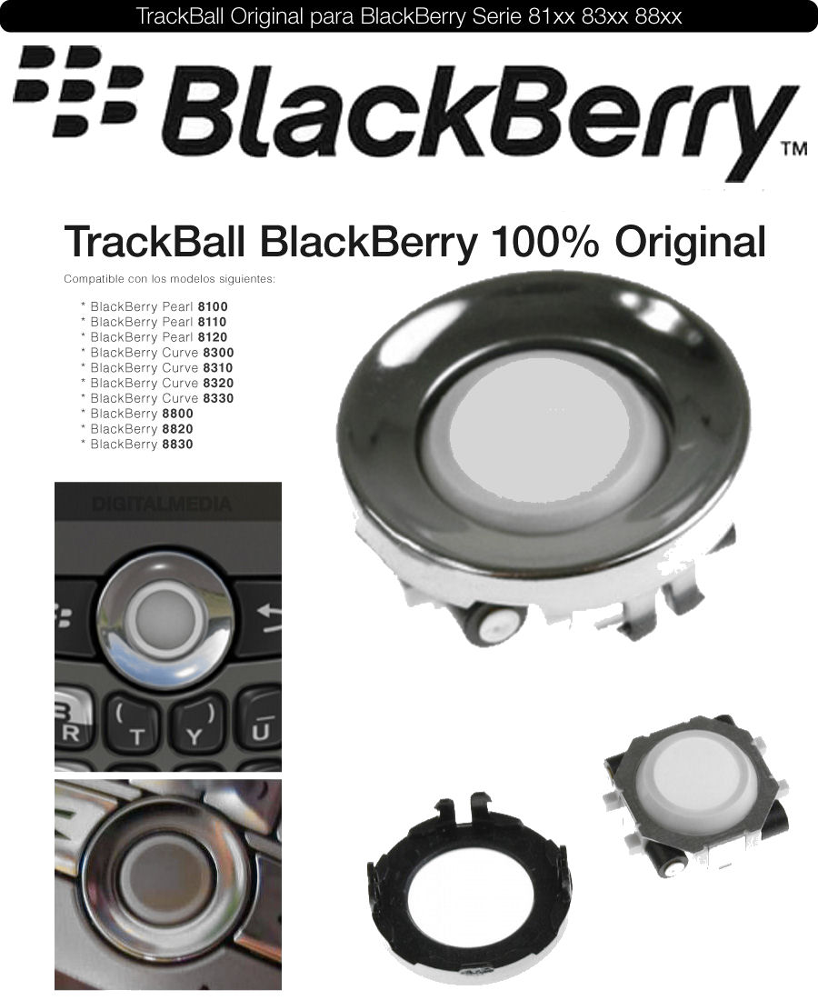 ARTICULOS EN VENTA VALENCIA Blackberry TRACKBALLS