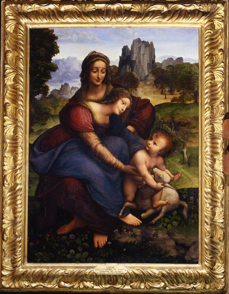 Леонардо да винчи святая анна с мадонной и младенцем христом описание картины