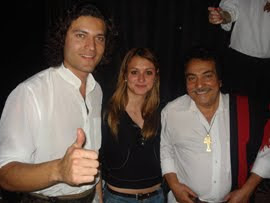 Com Gabriel e Pedro Ortaça