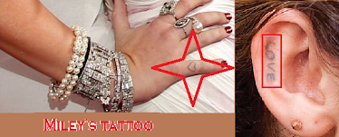 Miley's tattoo