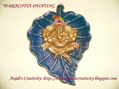 Anjali's Creativity: TERRACOTTA PAINTING