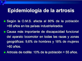 EPIDEMIOLOGIA DE LA ARTROSIS