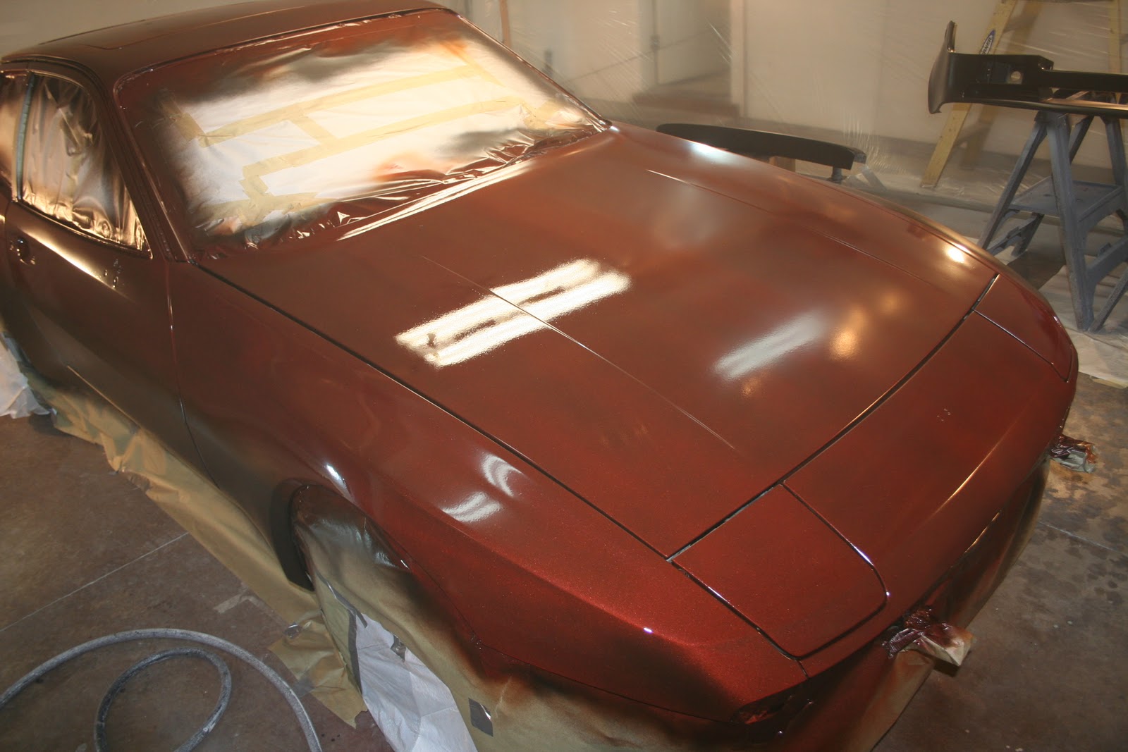 Repainting My 1983 Porsche 944: Spraying Color (part 1)