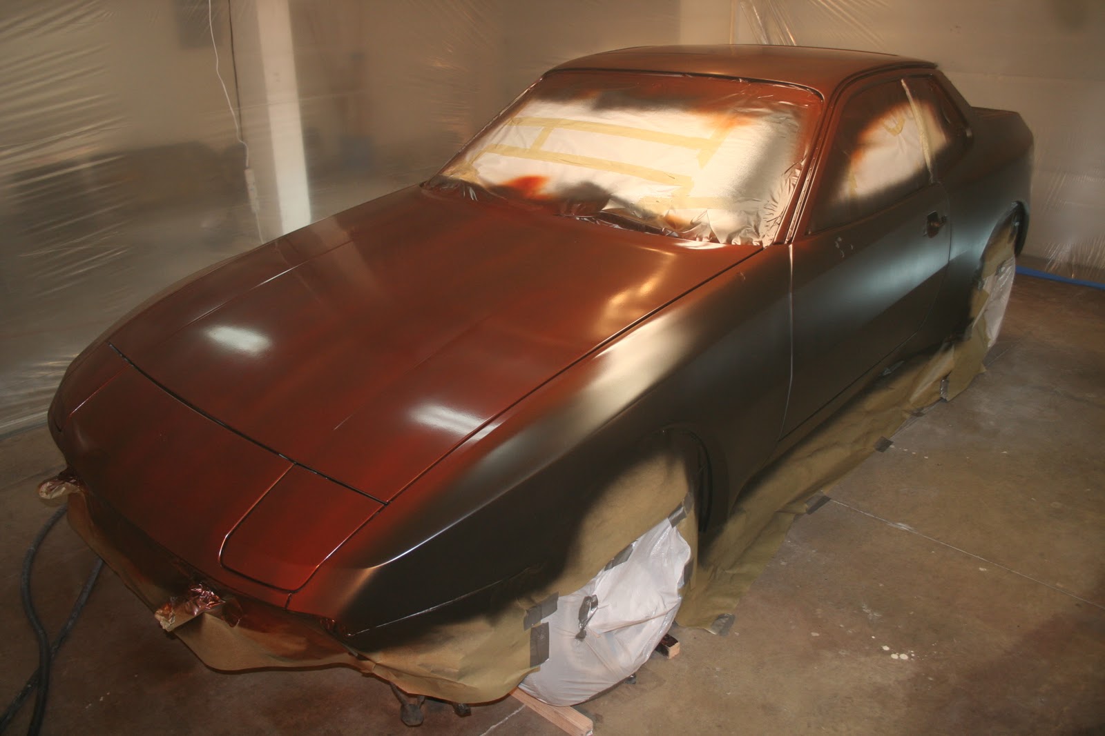 Repainting My 1983 Porsche 944: Spraying Color (part 1)