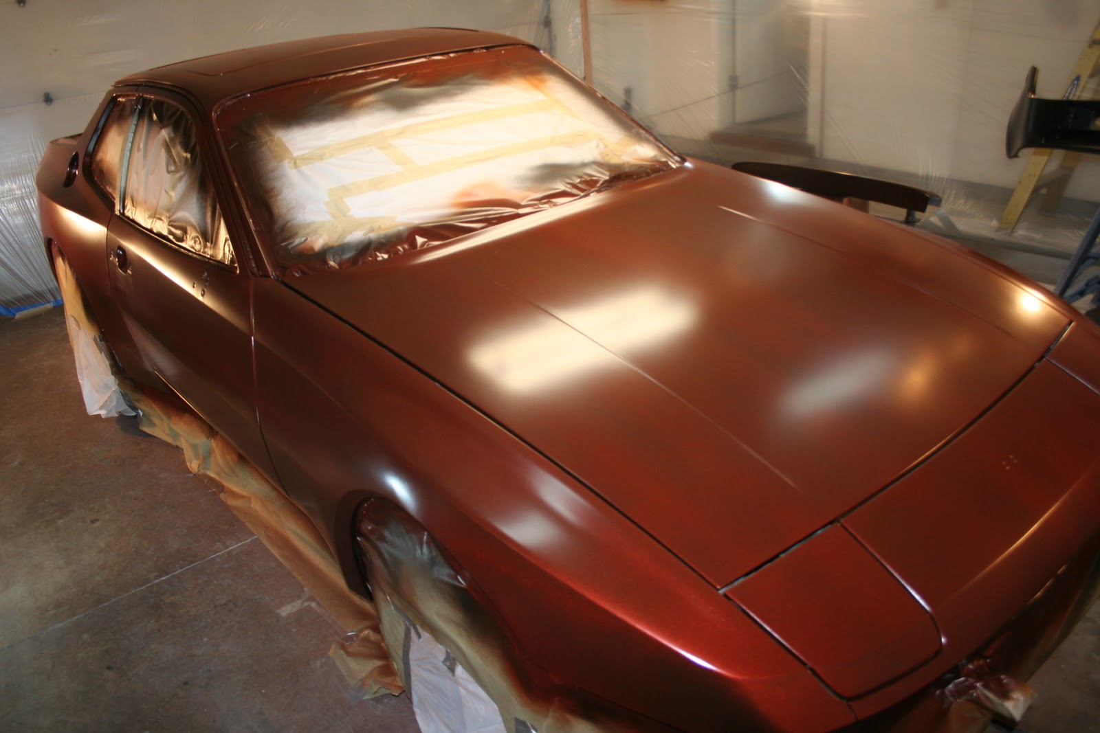Repainting My 1983 Porsche 944: Spraying Color (part 1)
