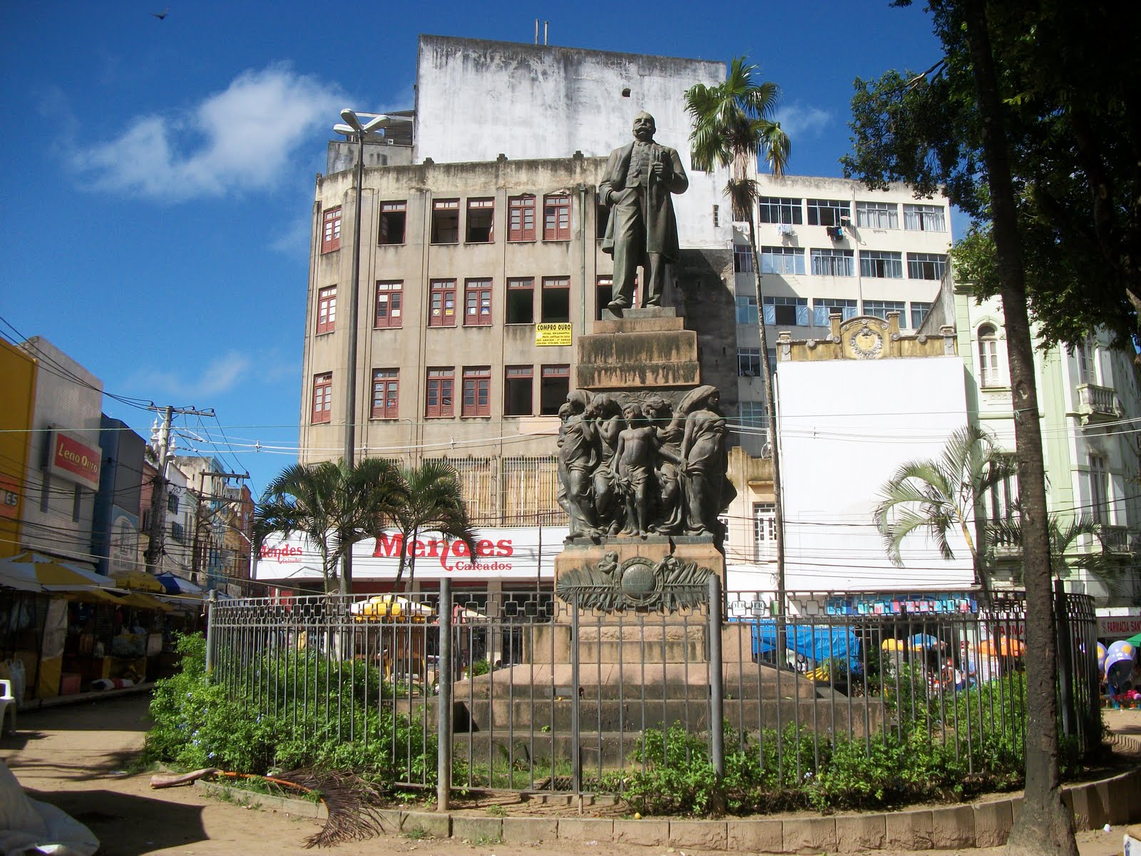 Blog do Parque Rio Vermelho Monumento ao Barão do Rio Branco em Salvador