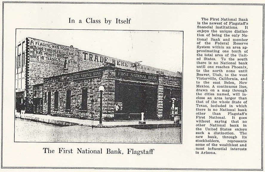 Arizona National Banknotes 11120 The First National Bank of FLAGSTAFF