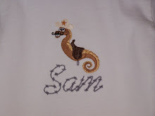 Cowboy Seahorse with Barbed Wire Font
