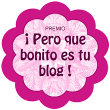 Premio Blog Bonito...!!!!