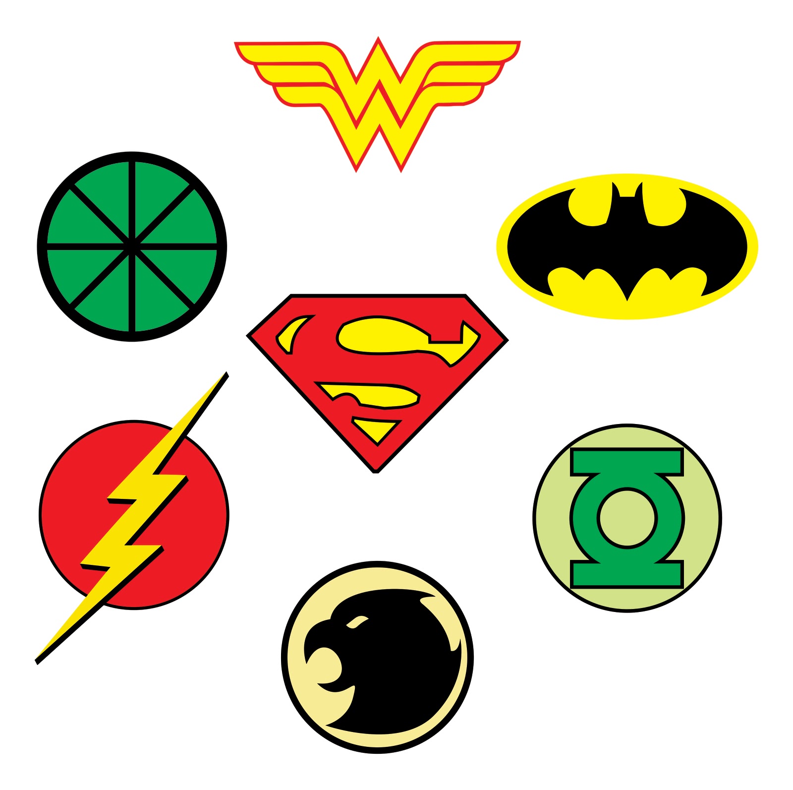 Printable Justice League Logos