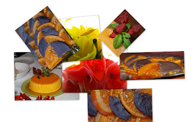  pastel de piña y naranja 