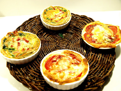  Tartaletas con verdura y provola 