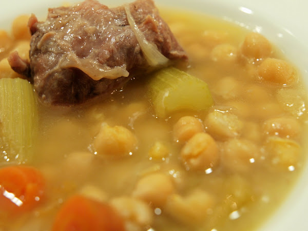  cocido de garbanzos 