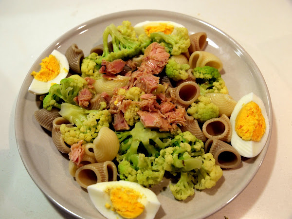  Pasta de colores con brócoli 