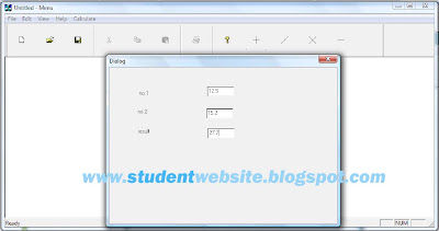 MENU, ACCELARATOR, TOOLTIP, TOOLBAR | create toolbar and perform addition ,multiplication,division,and substraction using vc++