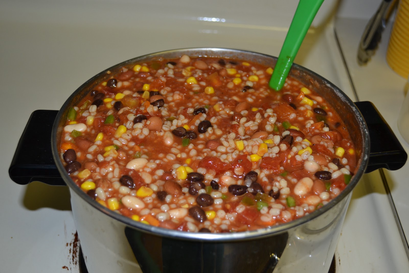 Deceivingly Delicious Vegan Bean & Barley Chili