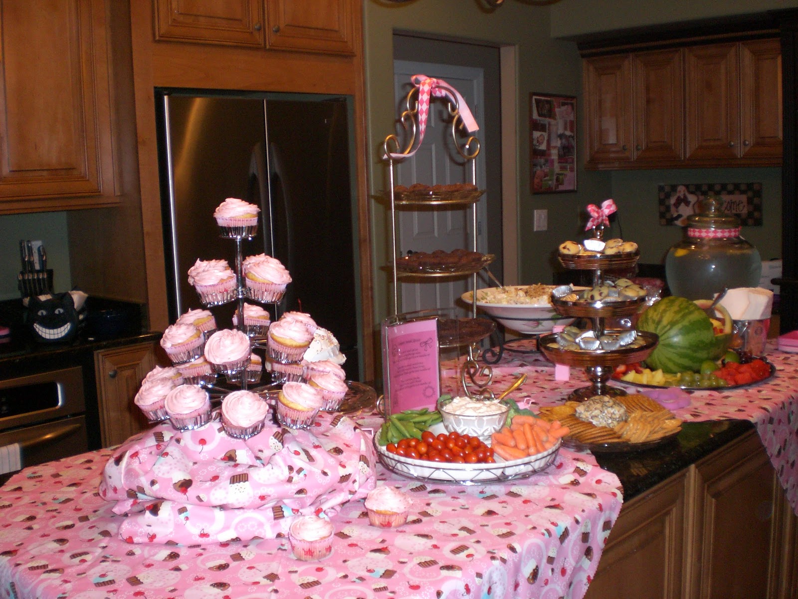 Sassy Stripes Catering Baby Shower Cupcake Theme