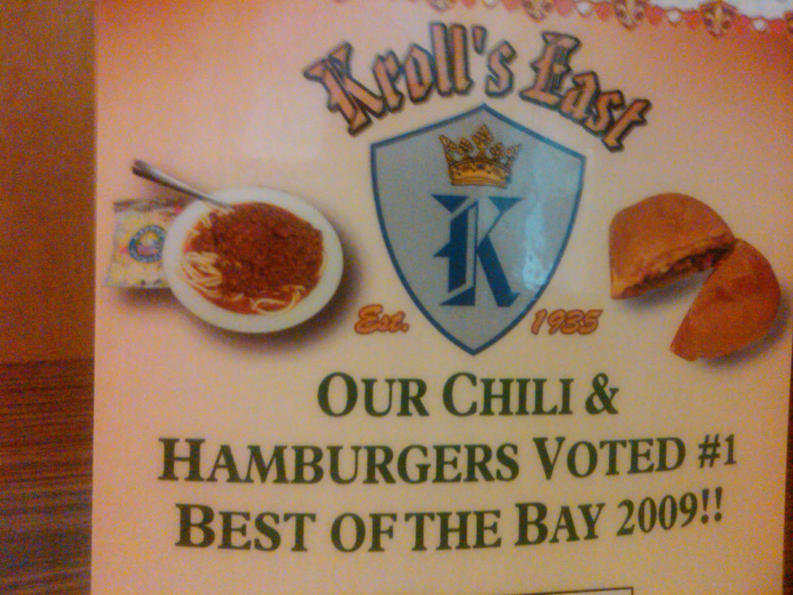 Krolls East Chili Recipe