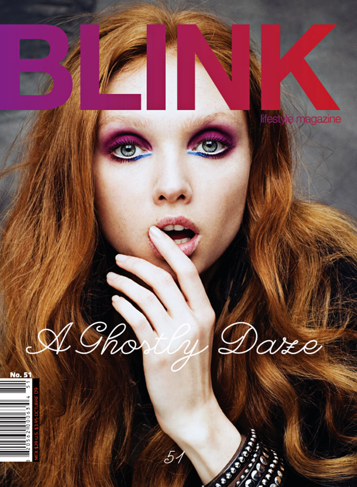 Redhead Hair Models: Blink Magazine October 2009